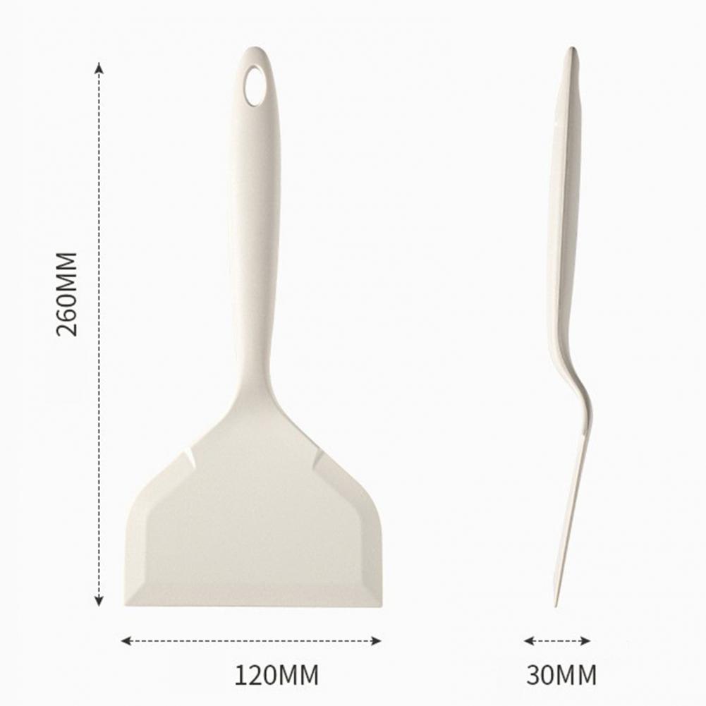 Silikonspatel Weite Öffnung Yuzi Brennendes Omelett Pfannkuchen Temperaturbeständige Spatel Lebensmittelqualität Silikonspatel für Pfannkuchen