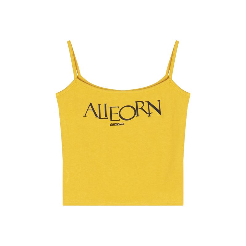 

Sweet Sexy Summer Yellow Sexy European and American Camisole Yellow One size