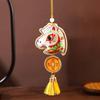 Spring Festival Pony Embroidered Pendant Tassel Car Hanging Ornaments  Festive Accessory