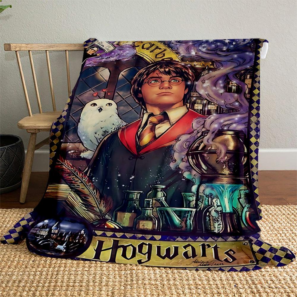 1pc Hogwarts potion class Harry Potter Outdoor Flannel Throw Blanket All Season Soft Warmth,Home Decor 1031154