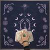Tarots Tablecloth Multifunction Divinations Table Cloth 50x50/60x60/75x75cm Board Game Oracles Game Card Pad Support Mat