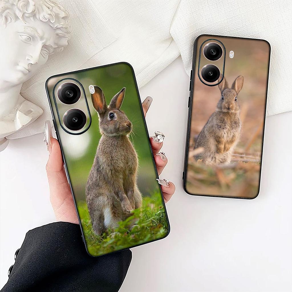 Rabbit Phone Case for Xiaomi Redmi Note 12 11 10 A3 Pro 10A 10C 12C Note12 5G Protective Cover