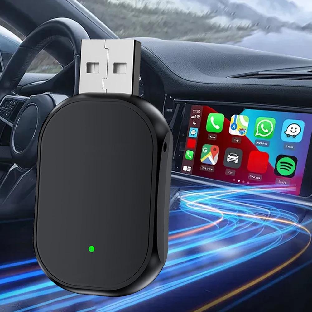 2 In1 Wireless Carplay Adapter for Android iPhone Auto Wired To Wireless AI Box USB C Connection For Volvo Benz Mg Kia Chery VW