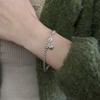 925 Silver Heart Rope Chain Charm Bracelet Korean Top Luxury Quality Jewelry For Women Wedding Accessories