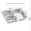 Deou Starlight 304 Stainless Steel Divided Lunch Tray