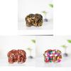 Natural Gemstone Crystal Decor Elephant Resin Art Home Gift For Special Occasions