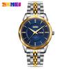 Skmei Fashion Trend Men Watch Waterproof Stainless Steel Calendar Quartz Watch Business Clock Gift Watches for Man