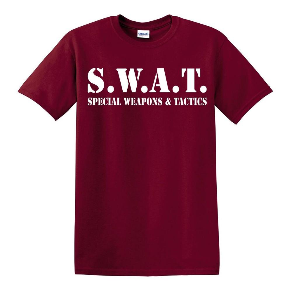 SWAT T Shirt Fancy Dress Military SWAT Police Costume Student Night Party Top 2XL