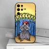 T-Tarot C-cards  Phone Case For Samsung S25,24,23,22,30,21,10,9,Ultra,Plus,Lite,FE,4,5 G Soft Black Case