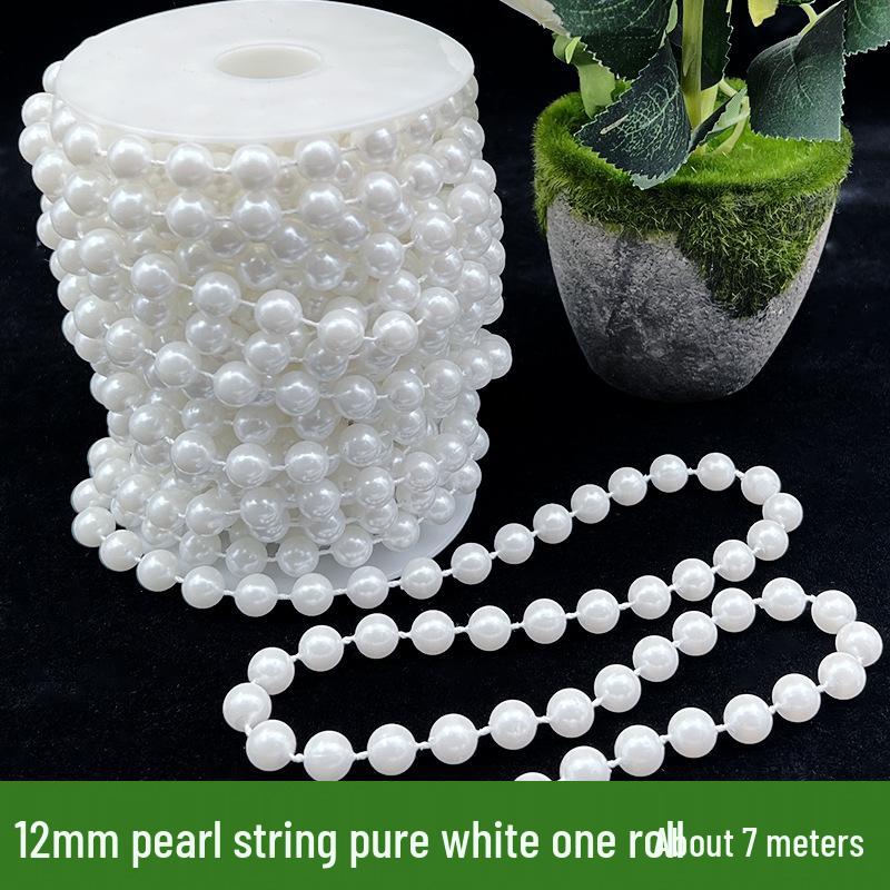 Adjustable 6-14mm Pearl Strand Chain for DIY Wedding Decor