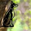 1 Stück Metall Dobermann Silhouette Welpe Hund Schild Rustikale Außendekoration Stilvolle Haus- & Gartendekoration Perfektes Einzugsgeschenk