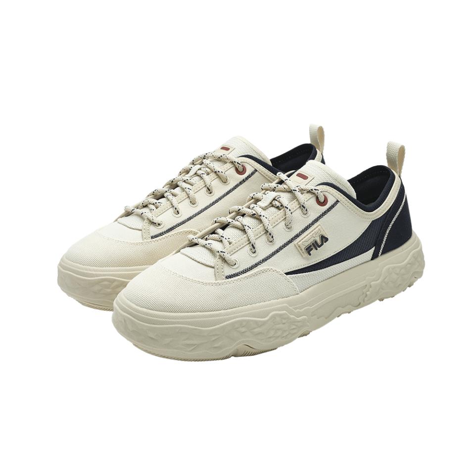 Fila Rock Casual Comfortable Low-Top Canvas Shoes Men Sneakers Yellow Green F12M421301FAB