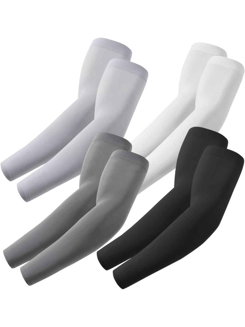 Cooling UV Protection Arm Sleeves, Sports Compression for Men & Women