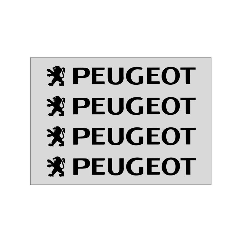 4Pcs Car Door Handle Stickers Tire Rear View Mirror Decals For Peugeot 308 408 508 RCZ 208 3008 2008 206 207 108 406 407 408 206 207 208 306 307