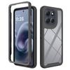 For Motorola Moto G86, G56 Case Soft Bumper + Crystal Clear Hard Back Panel 360 Protect Shockproof Cover For MOTO G 86