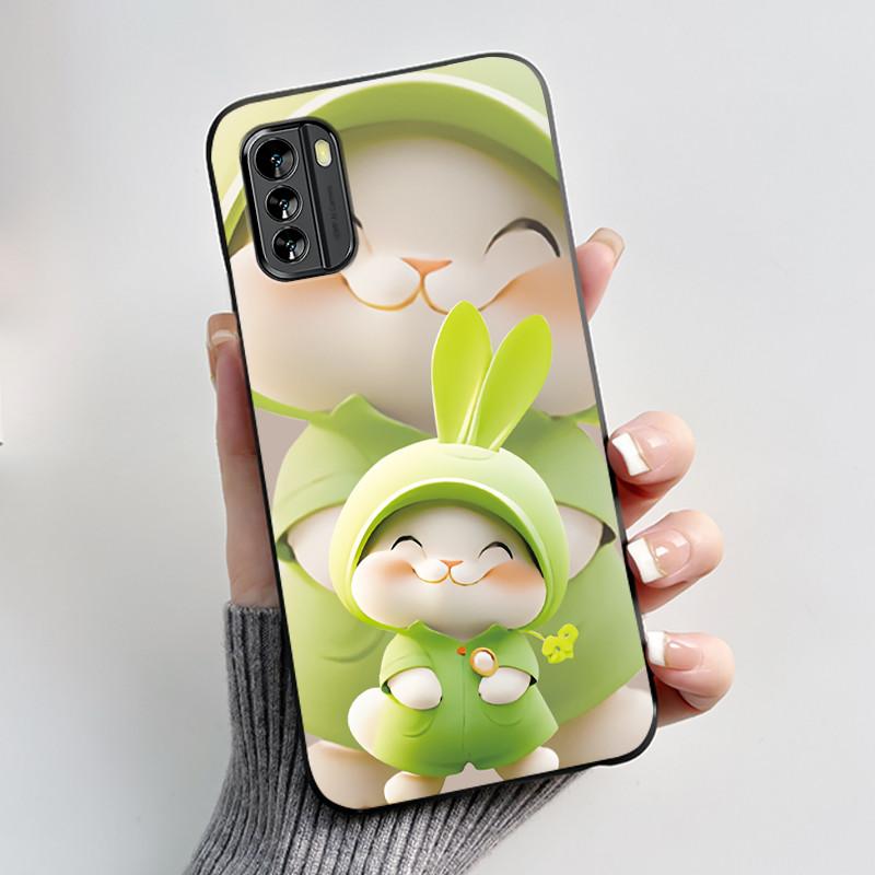 Popular Cartoon Black Case For Nokia G60 5G Cute Puppy Flying In The Sky Pattern Shell For Nokia G100 Anti-scratch Soft Casing