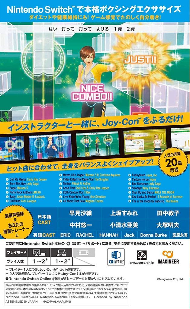 Fit Boxing Wristband -Switch (Original Included)