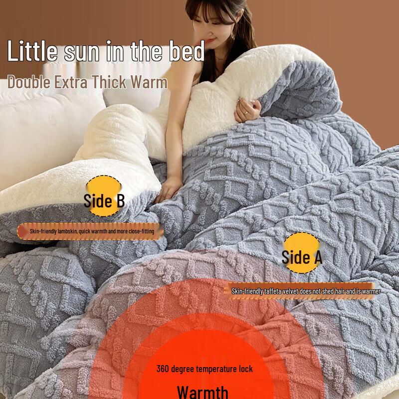 Nanjiren Winter Warm Fleece Quilt