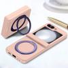 Full Coverage Magnetic Snap Case With 360 Rotating Stand Galaxy Z Flip 6 5 4 3 TPUPC Hybrid Shockproof Anti-Scratch