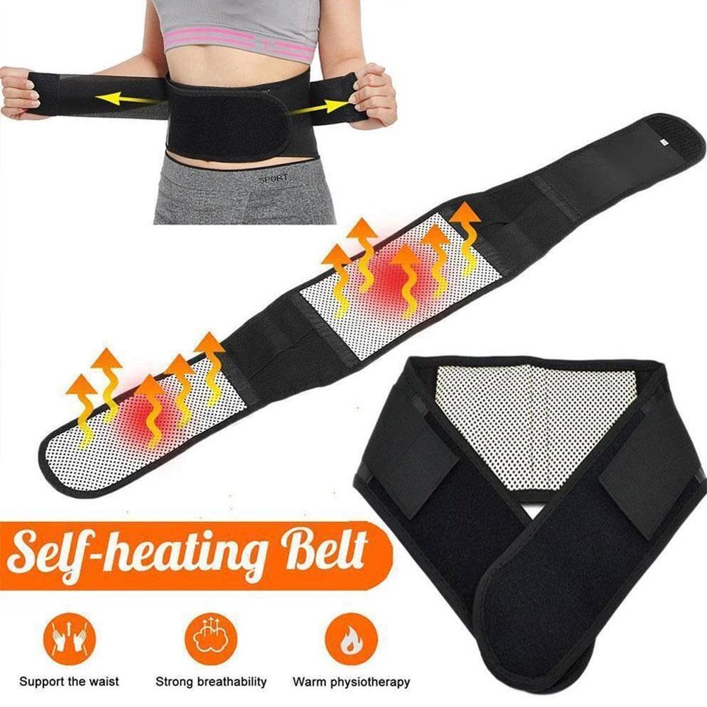 Self-heating Adjustable Magnetic Therapy Lumbar Waist Support Belt  Gym Waist Massage Belt Alleviate Pain Care Belt