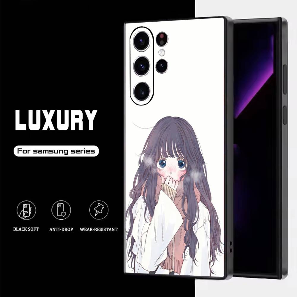 

K-Kaoru Hana Wa Rin To Saku Phone Case For Samsung S25,S24,S23,S22,S21,S20,S10,Ultra,Plus,Lite,FE,Soft Silicone Black Cover SamsungS21ULTRA