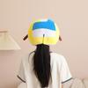 Breathable Cotton Full Coverage Costume Cap Adjustable Strap Perfect For Volleyball Fans Cheering Performances