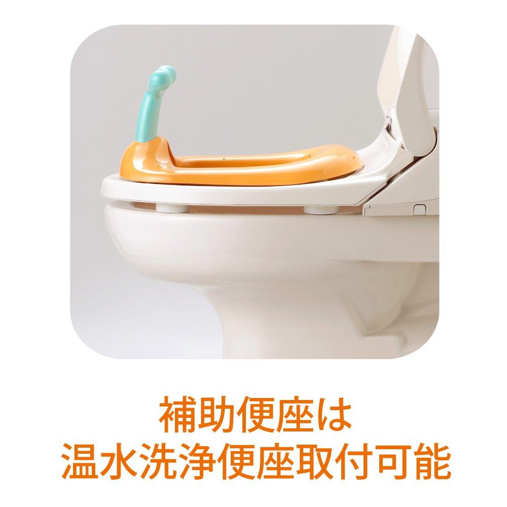 Combi Potty Training Baby Label Potty with Steps, Label Orange