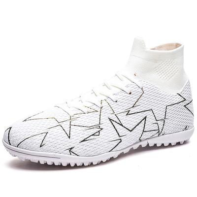 35-47 Botas de fútbol de caña alta unisex Zapatos de fútbol para niños TPR con uñas rotas para jóvenes y adultos TF