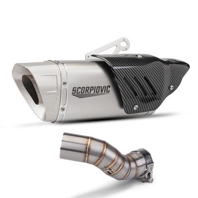 Z900 Motorrad Auspuff Mittelrohr & Endschalldämpfer (Edelstahl, 2017-2020)