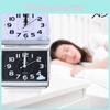 Silent Alarm Clock Large Numbers No Tick Quartz Movement For Kids Bedroom