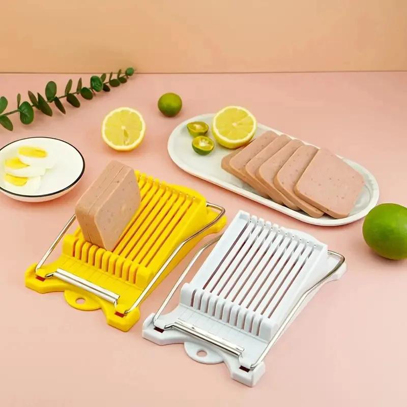 Luncheon Meat Egg Cutter Stainless Steel Kitchen Gadget Food Banana Cheese Slicer Multi Function Household Kitchen Cutting Tool