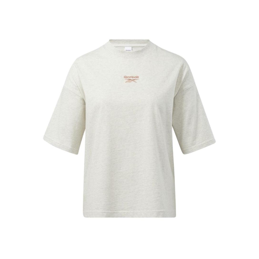 

Reebok Футболка свободного покроя с коротким рукавом и заниженной линией плеч, женские топы H49268 XL