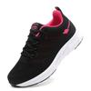 Fashion Women's New 2024 Autumn Black Sneakers Mom Middle-Aged And Elderly Running Shoes Work Soft Bottom Not Tiring On The Feet