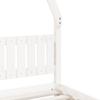 Vidaxl Children's Bed Frame, White, 90X200 Cm, Pine Wood