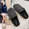 Fashion 2025Crystal Chunky Outdoors  Summer Clogs Woman House Slippers Pantofle Luxury Slides Med Beach Designer Flip Flops