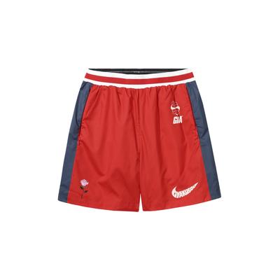 Pantalones Cortos Deportivos Casuales para Correr con Múltiples Bolsillos para Hombre Parte Inferior Rojo CD7114-611