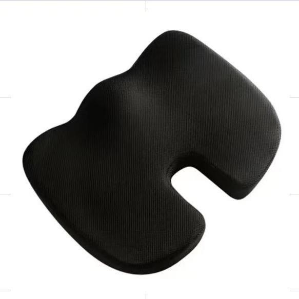 Dual-Season Memory Foam Chair Cushion for Long Sitting