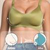 European Size Lifting Wire-free Seamless Sports Bra with Side Support