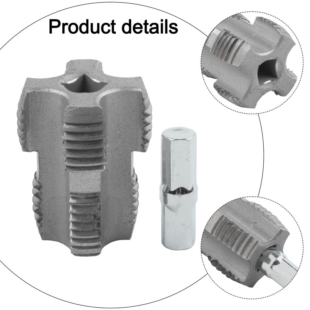 Electric Drill Compatibility Tool 4-Point Water Opener 4-point Diameter 20 Mm PVC Pipe Thread Tool Plumbing Efficiency