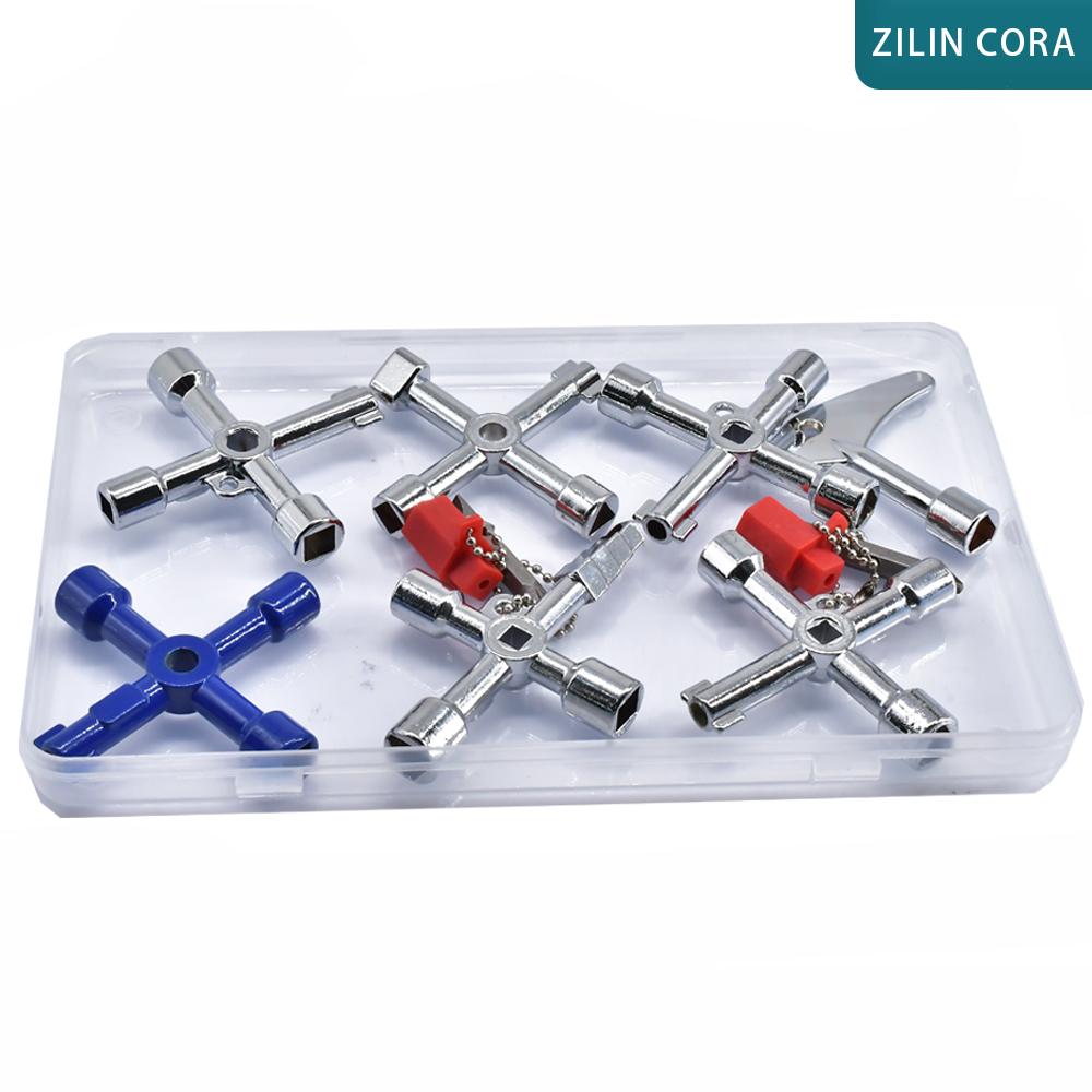 

Электрический шкаф Автомобильный лифт Крестовой ключ Ключ для клапана счетчика воды Внутренний треугольный ключ Многоцелевой инструмент Портативный набор 490g