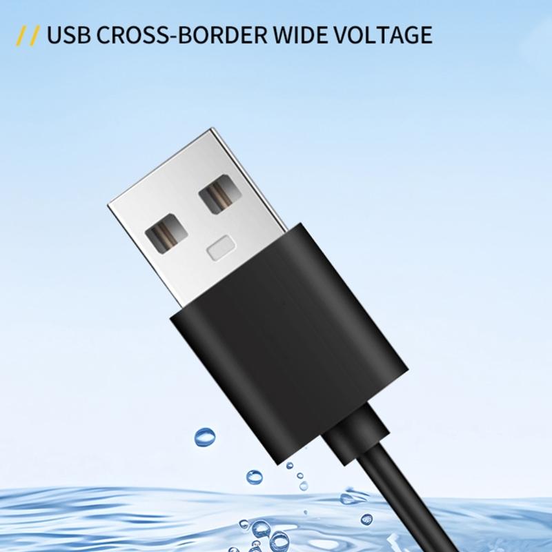 Adjust Brightness LED Fishtanks Light with Double Head USB Clip On Lamp for Small Aquariums Fishtanks Lighting Tool