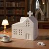 Chimney House Candle Cup Molds Handmade Plasters Molds Storage Jar Silicone Molds for Candle Holder Making