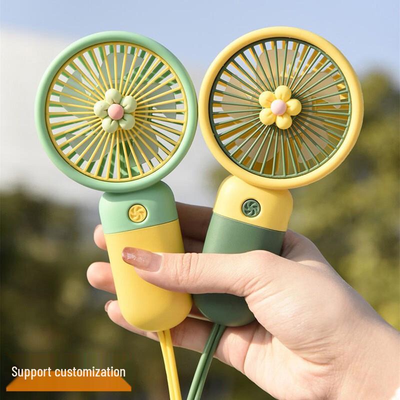 Cartoon Portable Rechargeable Mini Handheld Fan