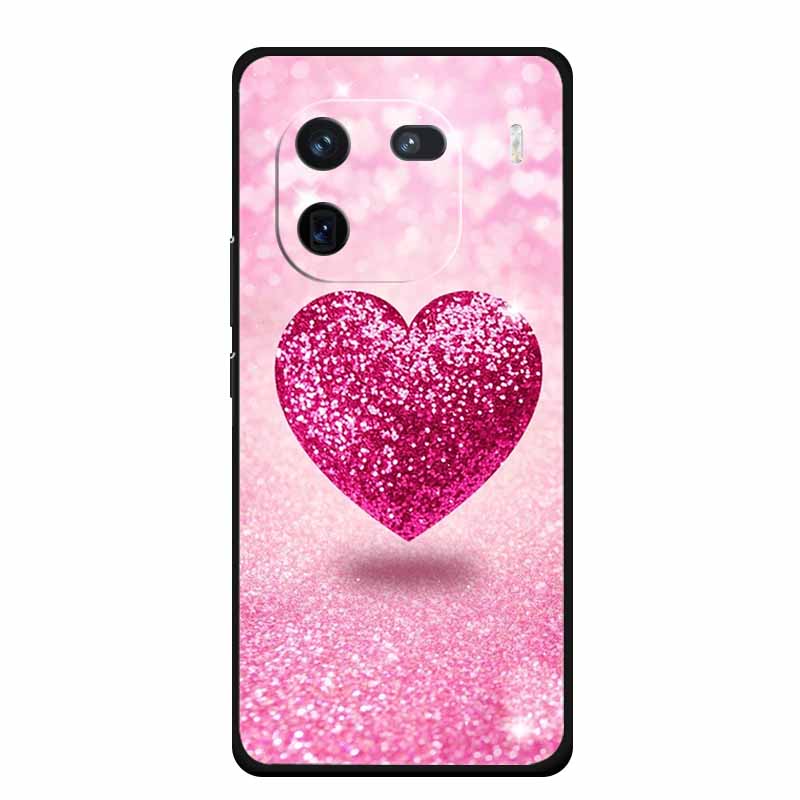 Phone Case For Vivo iQOO 12 Case iQOO12 Pro Funda Black Silicone Soft Back Cover Coque For Vivo iQOO 12 Pro Case 6.78" Capas Bag