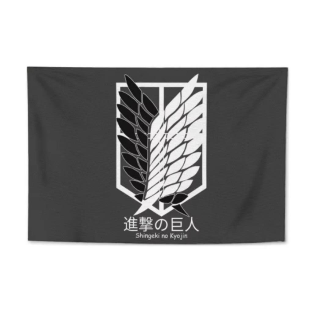 Attack On the Titans Anime Wallpaper Japanese Art Levi Ackerman AOT Titans Fantasy Wall Decor Freedom Theme