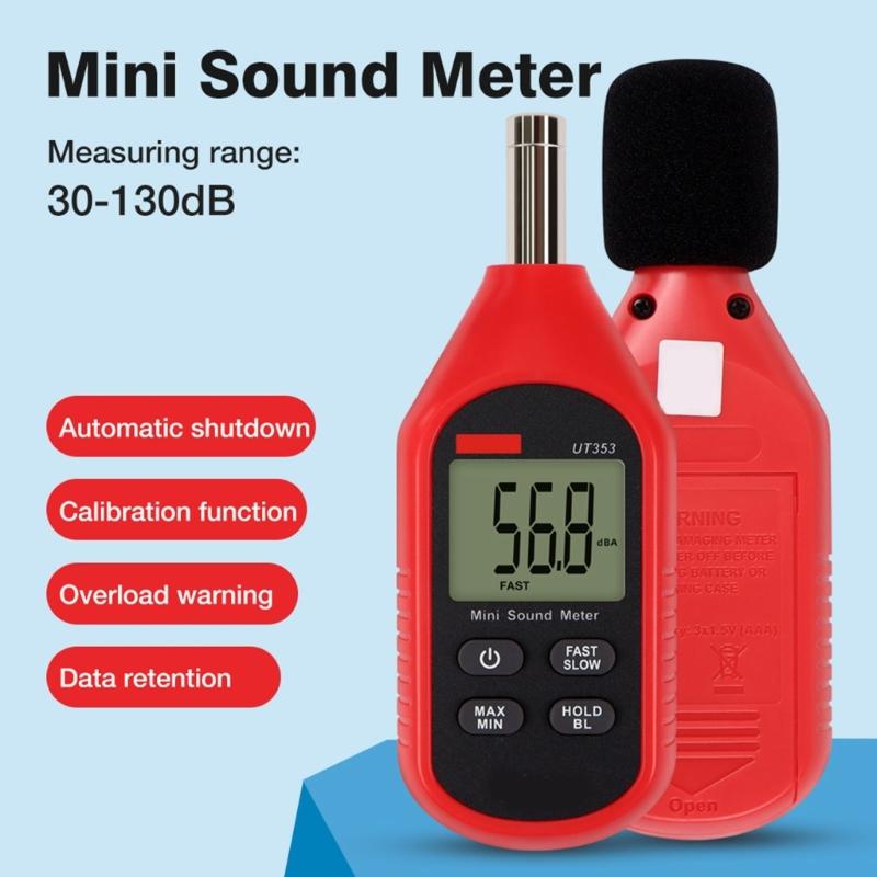 Portable Noise Level Tester Decibel Meter for Household Use for Monitoring Sound Level and Reducing Noise Pollution