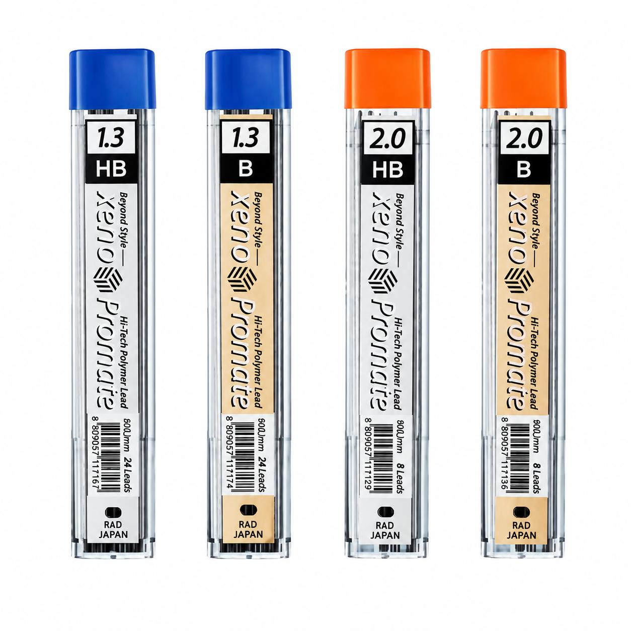 Xeno Promate Holder Pen Optimized Lead Refill HB, B (1,3 мм, 2,0 мм) HB\, 1.3mm