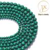 Malachite Loose Beads for DIY Jewelry - Synthetic Round Beads, Semi-Finished Accessories.