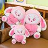 Strawberry Cuddly Rabbit Plush Toy Cute Cartoon Girl Children Holiday Gift Doll