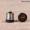 (YY)2Pcs 2026 E17 To E12/ E14 Lamp Holder Led Light Base Converter Screw Bulb Socket Adapter LED Saving Light Halogen Lamp Head
